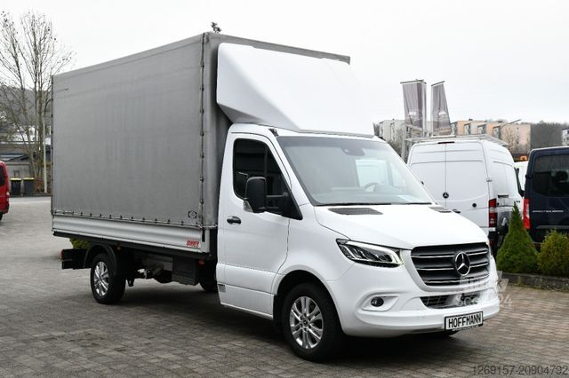 Ponyvával szerelt furgon MERCEDES-BENZ Sprinter 316CDI Pritsche Plane RWD Navi AHK 3,5T