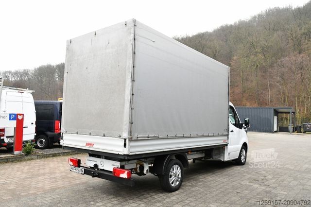 Ponyvával szerelt furgon MERCEDES-BENZ Sprinter 316CDI Pritsche Plane RWD Navi AHK 3,5T