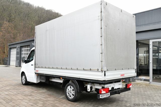 Ponyvával szerelt furgon MERCEDES-BENZ Sprinter 316CDI Pritsche Plane RWD Navi AHK 3,5T