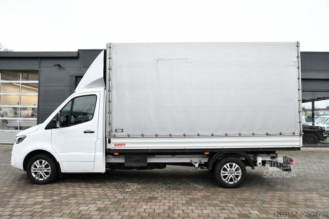 Ponyvával szerelt furgon MERCEDES-BENZ Sprinter 316CDI Pritsche Plane RWD Navi AHK 3,5T