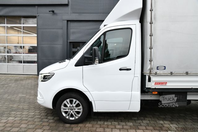 Ponyvával szerelt furgon MERCEDES-BENZ Sprinter 316CDI Pritsche Plane RWD Navi AHK 3,5T