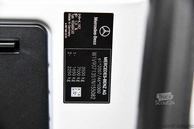 Ponyvával szerelt furgon MERCEDES-BENZ Sprinter 316CDI Pritsche Plane RWD Navi AHK 3,5T