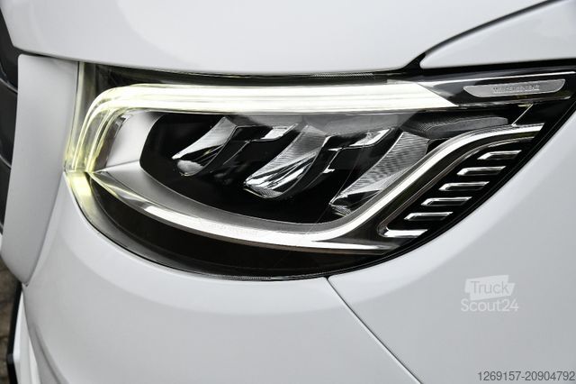 Gardinsided kassevogn MERCEDES-BENZ Sprinter 316CDI Pritsche Plane RWD Navi AHK 3,5T