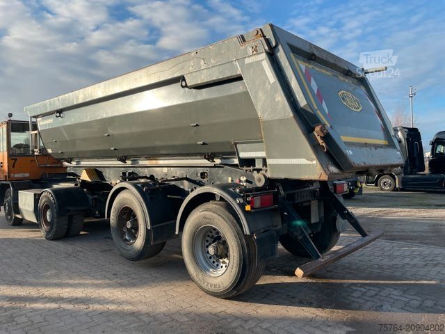 Semiremorcă basculantă MEILLER 20m³Kurz Kippauflieger / HYDRAULISCHE KLAPPE/