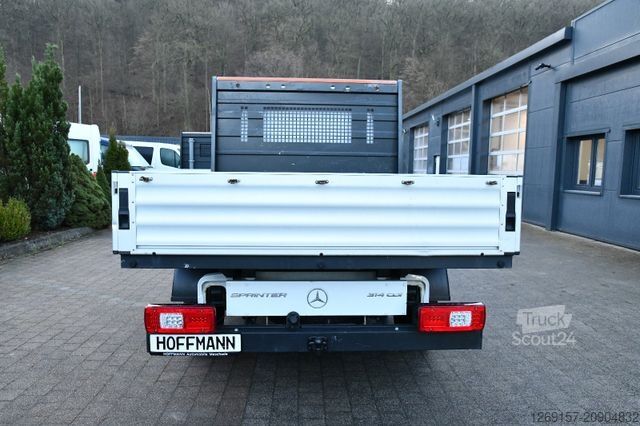 Pick-up varevogn MERCEDES-BENZ Sprinter 314 CDI Pritsche DoKa RWD Standheizung