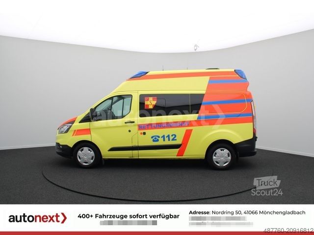 Camión de bomberos FORD Transit Custom Automatik *KTW/RTW* KAMERA (4129)