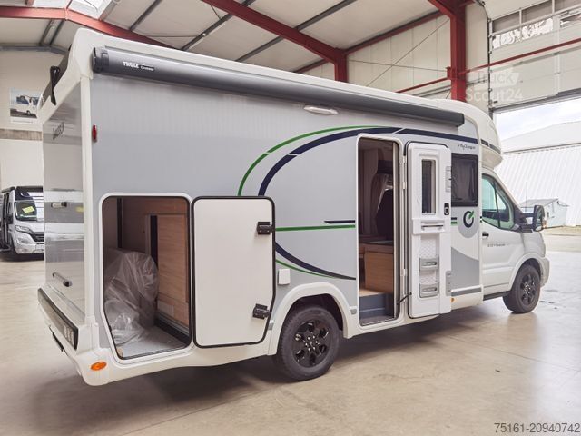 Halvintegreret autocamper CHAUSSON 630 TITANIUM / - 2026 - / EINZEL.- HUBBETTEN