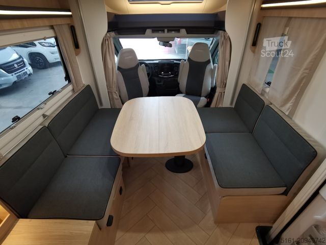 Halvintegreret autocamper CHAUSSON 630 TITANIUM / - 2026 - / EINZEL.- HUBBETTEN
