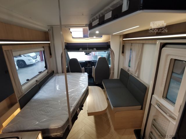 Halvintegreret autocamper CHAUSSON 630 TITANIUM / - 2026 - / EINZEL.- HUBBETTEN