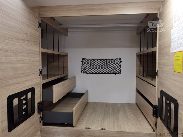 Halvintegreret autocamper CHAUSSON 630 TITANIUM / - 2026 - / EINZEL.- HUBBETTEN