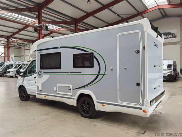 Halvintegreret autocamper CHAUSSON 630 TITANIUM / - 2026 - / EINZEL.- HUBBETTEN