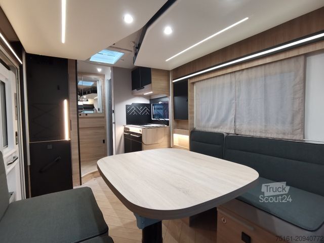 Halvintegreret autocamper CHAUSSON 630 TITANIUM / - 2026 - / EINZEL.- HUBBETTEN