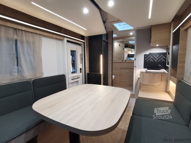 Halvintegreret autocamper CHAUSSON 630 TITANIUM / - 2026 - / EINZEL.- HUBBETTEN