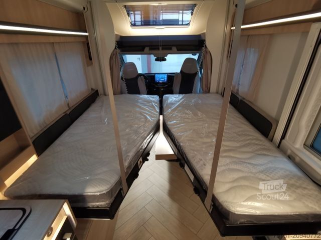 Halvintegreret autocamper CHAUSSON 630 TITANIUM / - 2026 - / EINZEL.- HUBBETTEN