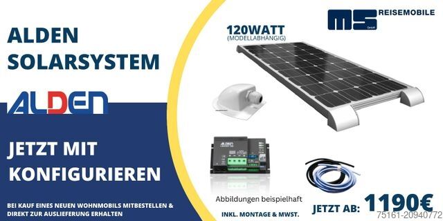 Halvintegreret autocamper CHAUSSON 630 TITANIUM / - 2026 - / EINZEL.- HUBBETTEN