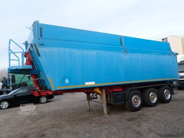 Pašizgāzēja puspiekabe KEMPF SKM 35/3*Kipperauflieger 48 cm³* Alu*Liftachse*