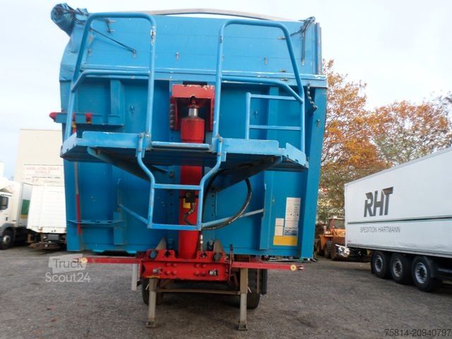 Pašizgāzēja puspiekabe KEMPF SKM 35/3*Kipperauflieger 48 cm³* Alu*Liftachse*