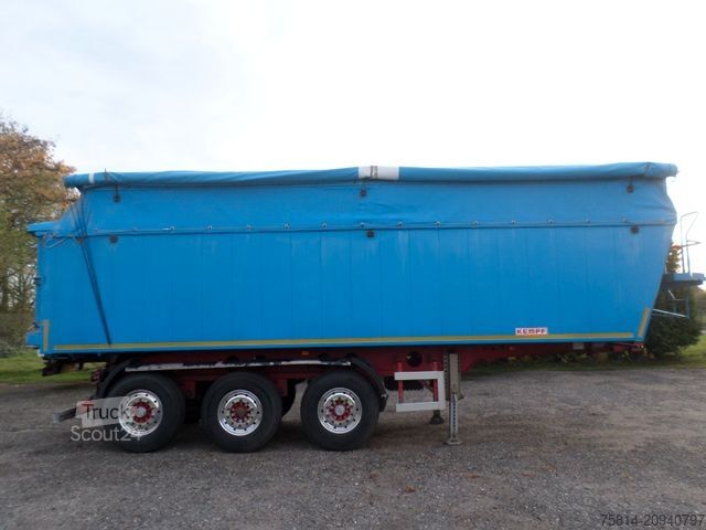 Pašizgāzēja puspiekabe KEMPF SKM 35/3*Kipperauflieger 48 cm³* Alu*Liftachse*