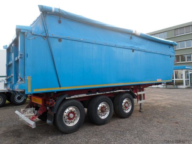 Pašizgāzēja puspiekabe KEMPF SKM 35/3*Kipperauflieger 48 cm³* Alu*Liftachse*