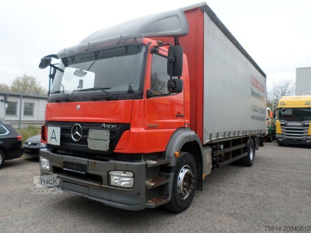 Camión plataforma con toldo MERCEDES-BENZ Axor  1833 L *Pritsche+Plane*LBW*Euro 5*