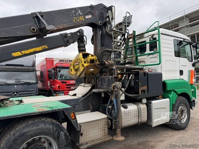 Γερανός τοποθετημένος σε φορτηγό MAN TGS 33.480 LX*6X4* Langholz*KESLA 2124L*Greifer*