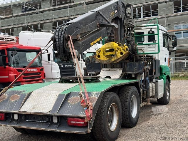 Γερανός τοποθετημένος σε φορτηγό MAN TGS 33.480 LX*6X4* Langholz*KESLA 2124L*Greifer*