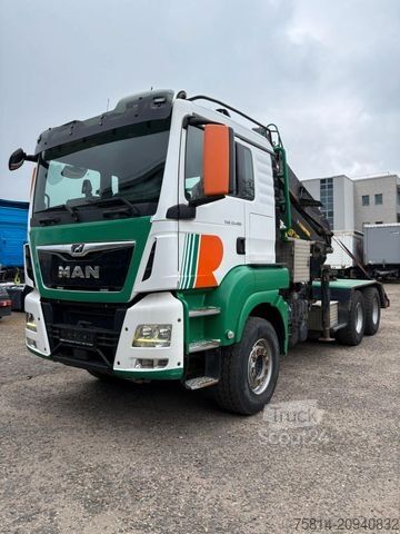Γερανός τοποθετημένος σε φορτηγό MAN TGS 33.480 LX*6X4* Langholz*KESLA 2124L*Greifer*