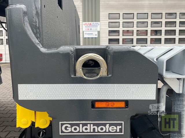 Semirimorchio ribassato Goldhofer 3-(1+2)-A-Tele-Semi-Radmulden-Rampen-zg