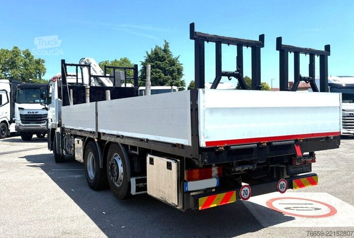 Gru montata su autocarro MERCEDES-BENZ Actros 2544 cassonato + gru Bonfiglioli