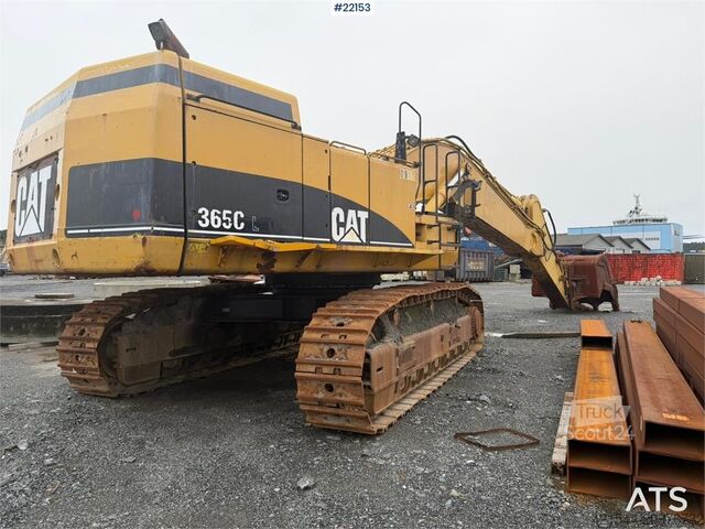 Lánctalpas kotrógép CAT 365C excavator with tooth bucket