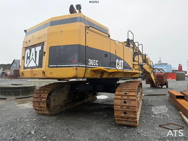 Lánctalpas kotrógép CAT 365C excavator with tooth bucket