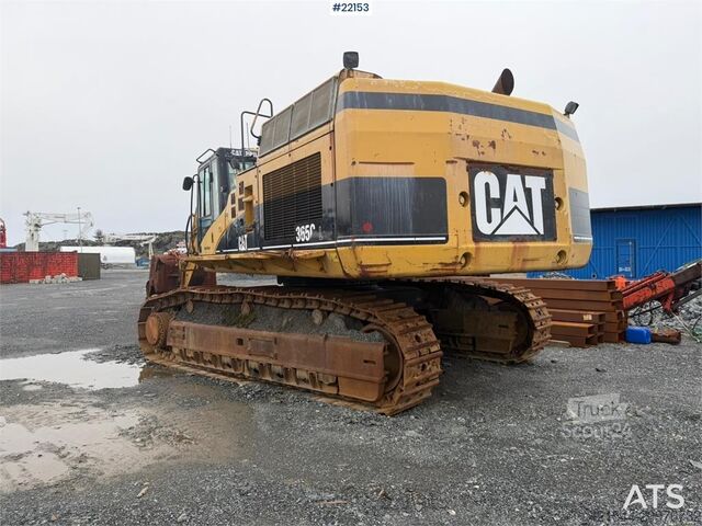 Lánctalpas kotrógép CAT 365C excavator with tooth bucket