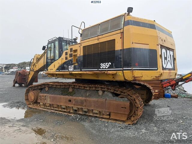 Lánctalpas kotrógép CAT 365C excavator with tooth bucket