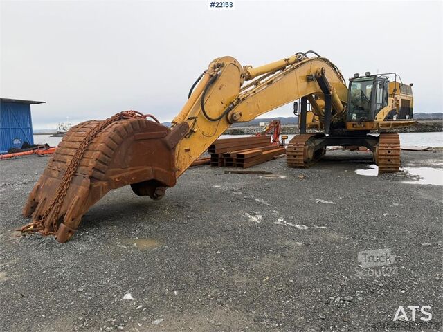 Lánctalpas kotrógép CAT 365C excavator with tooth bucket