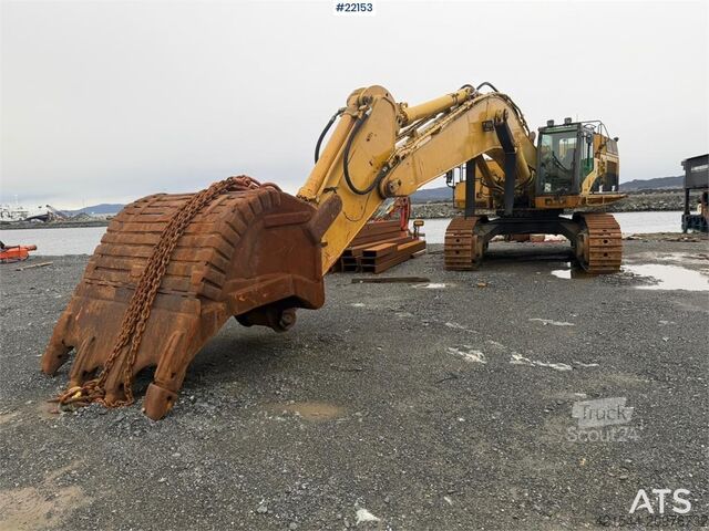 Lánctalpas kotrógép CAT 365C excavator with tooth bucket