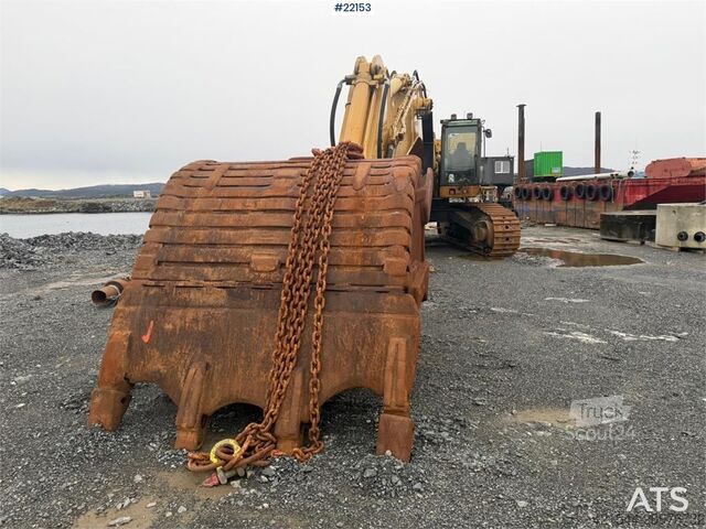 Lánctalpas kotrógép CAT 365C excavator with tooth bucket