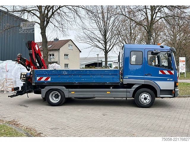 Autokran Mercedes-Benz ATEGO 818 - Pritsche - Kran - 137 TKm