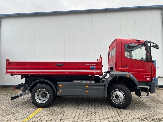 Driezijdige kipper MERCEDES-BENZ MB 1023 AK Allrad 4x4 Meiller Kipper