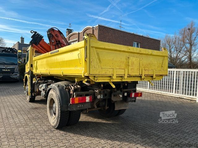 Kiepwagen MERCEDES-BENZ 1833 Axor 3Skipper + ATLAS Kran + Seilwinde 4x2