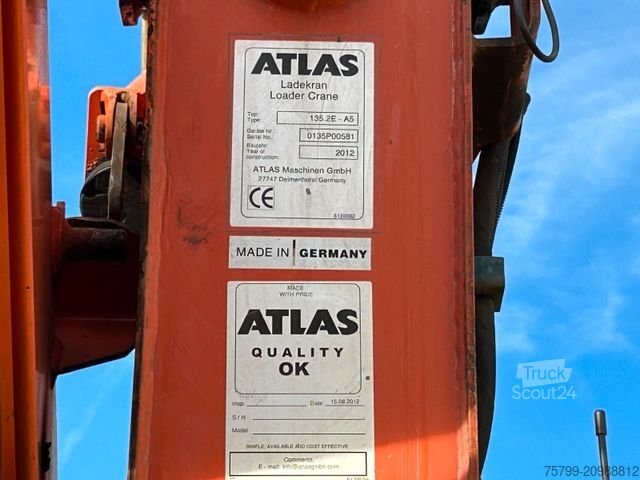 Kiepwagen MERCEDES-BENZ 1833 Axor 3Skipper + ATLAS Kran + Seilwinde 4x2