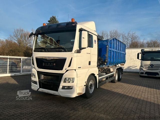 Autolaadkraan MAN 26.480 TGX Wechselsystem Abroller+Kran+Container