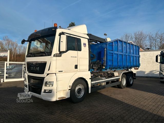 Autolaadkraan MAN 26.480 TGX Wechselsystem Abroller+Kran+Container