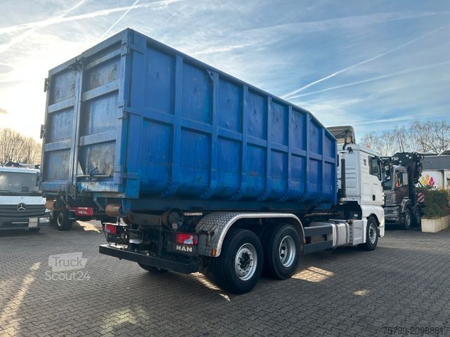 Autolaadkraan MAN 26.480 TGX Wechselsystem Abroller+Kran+Container