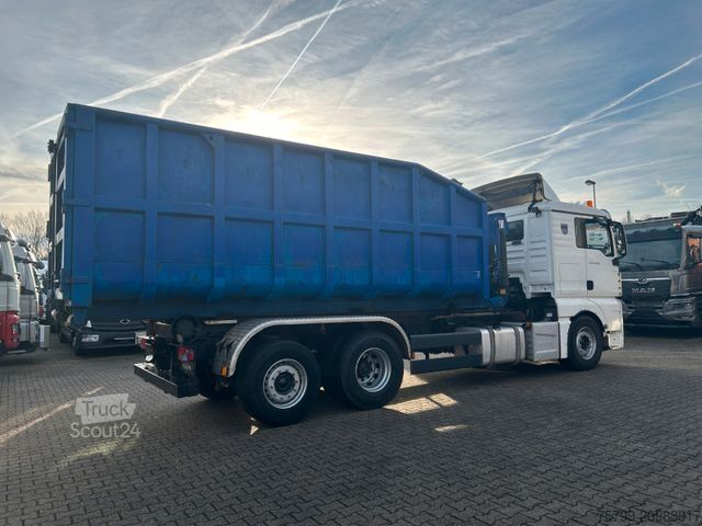 Autolaadkraan MAN 26.480 TGX Wechselsystem Abroller+Kran+Container