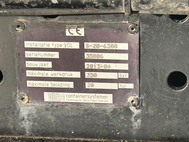 Autolaadkraan MAN 26.480 TGX Wechselsystem Abroller+Kran+Container