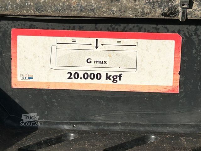 Autolaadkraan MAN 26.480 TGX Wechselsystem Abroller+Kran+Container