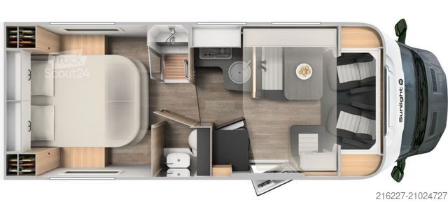 Camping-car semi-intégré SUNLIGHT T 690L Adventure Edition AB NOVEMBER 25+SAT/TV