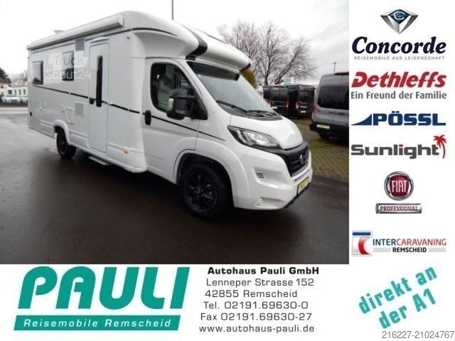 Camping-car semi-intégré DETHLEFFS Trend T 7057 EB AB NOVEMBER 25+SAT/TV+NAVI