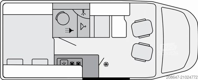 Camping-car CORIGON CV 60 D *Schlafdach*Markise*Solar*Lithium*