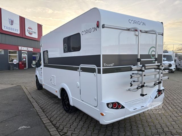 Half-integraal camper CORIGON T Slim 70 S *Automatik*TV-Pack*Fahrradträger*